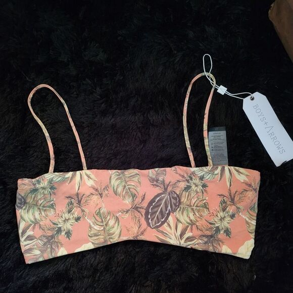Boys + Arrows Tropical Bikini Top - Picture 1 of 4
